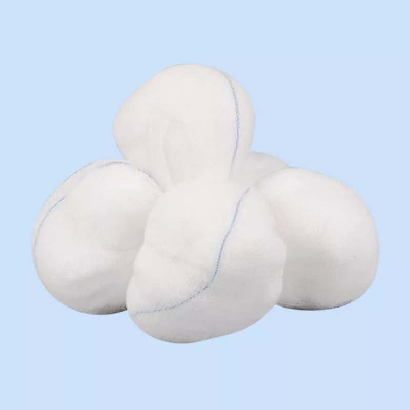 Absorberende katoenen gaasbal met x -reeks