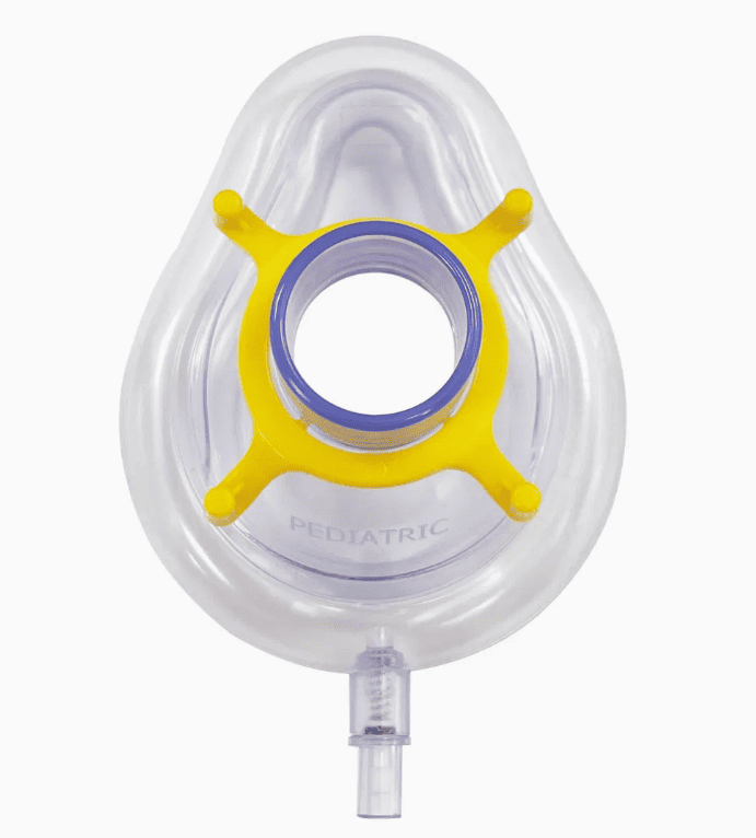 Wegwerp PVC-anesthesiemasker met ventiel