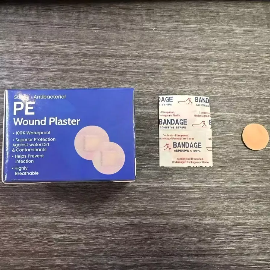 Rond zelfklevend verband