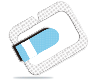 Transparant dressing voor infusiefixatie